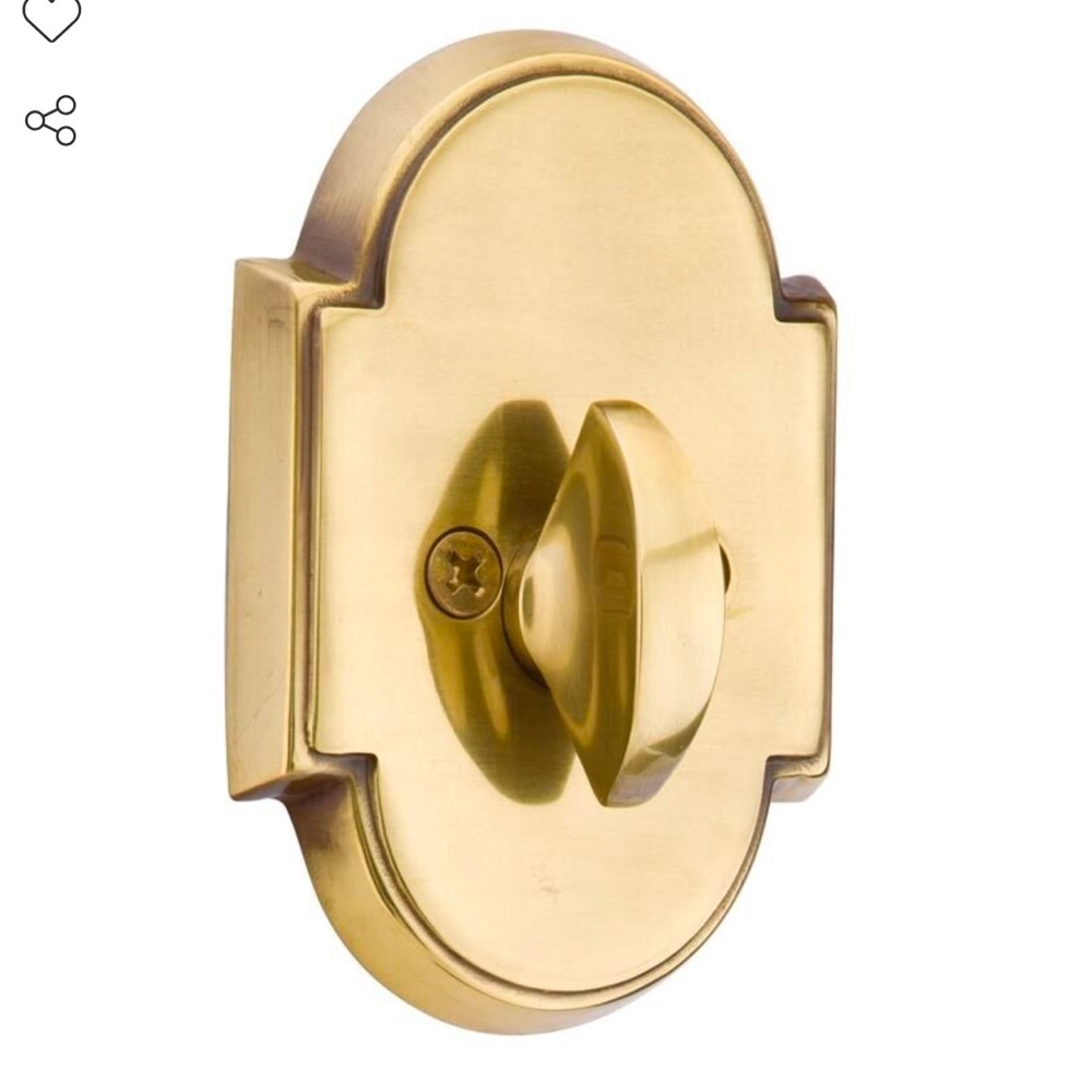 #8 Single Sided Deadbolt in French Antique Brass by Emtek